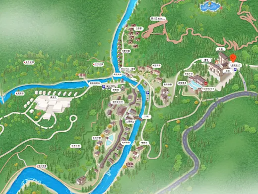武城结合景区手绘地图智慧导览和720全景技术，可以让景区更加“动”起来，为游客提供更加身临其境的导览体验。